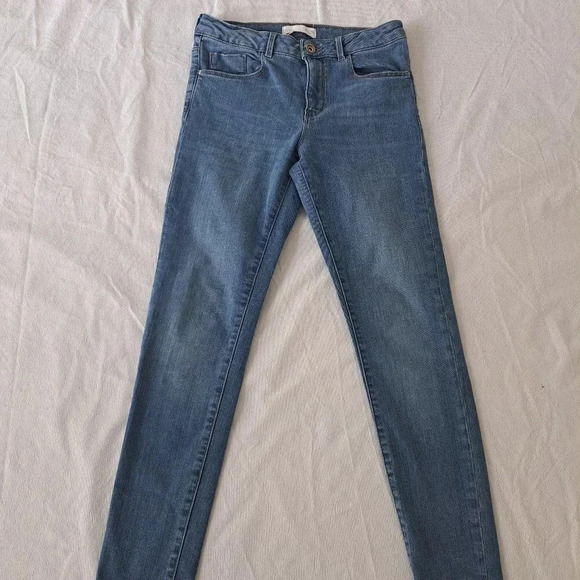 ZARA KIDS BLUE SKINNY JEANS 11-12 - Picture 1 of 5